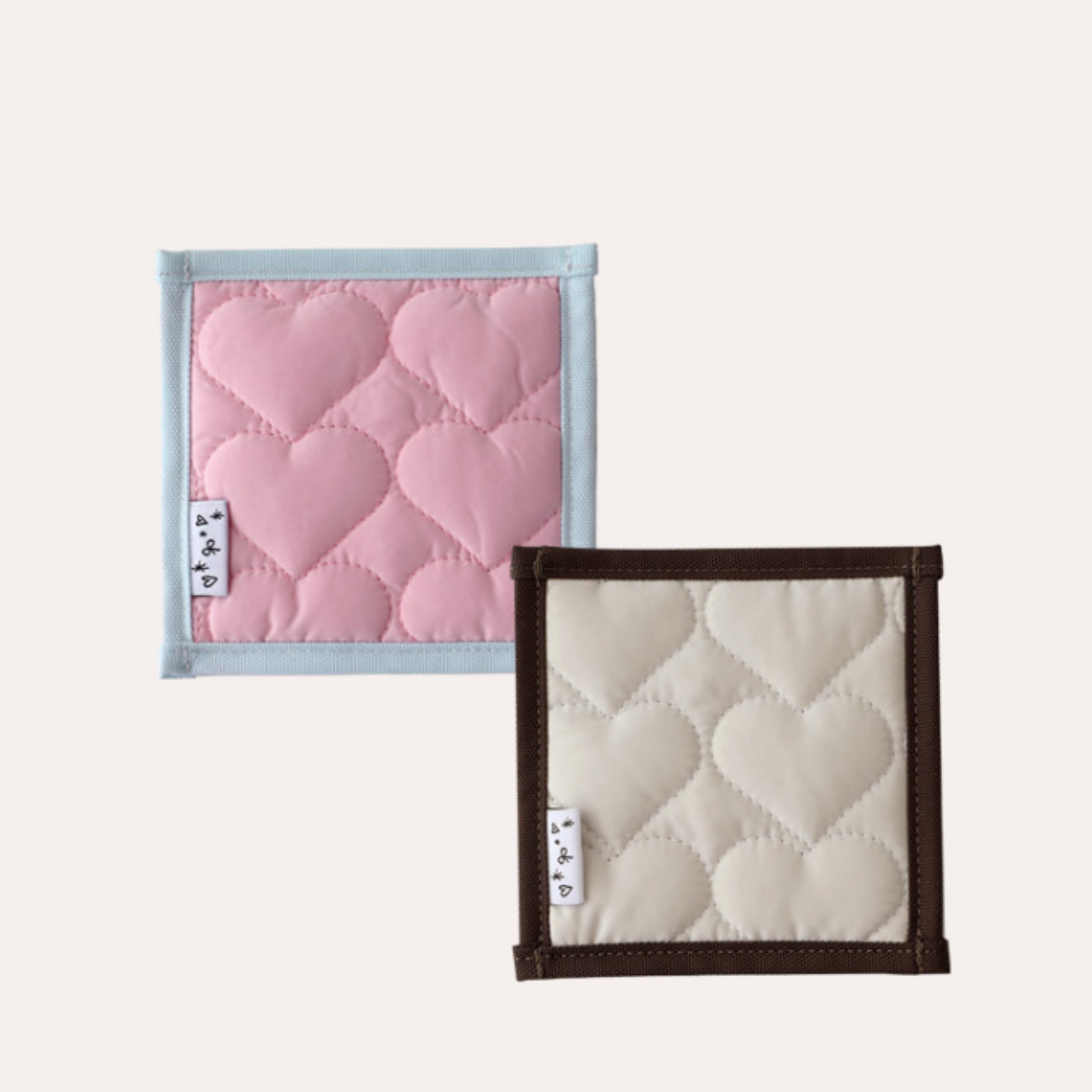 [PLASTIC] Heart Tea Coaster